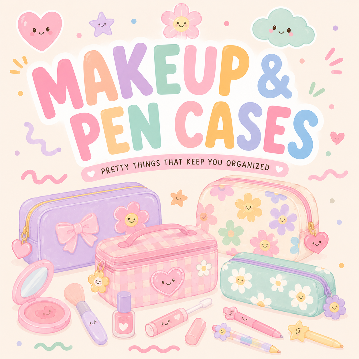Makeup & Pen Pouches