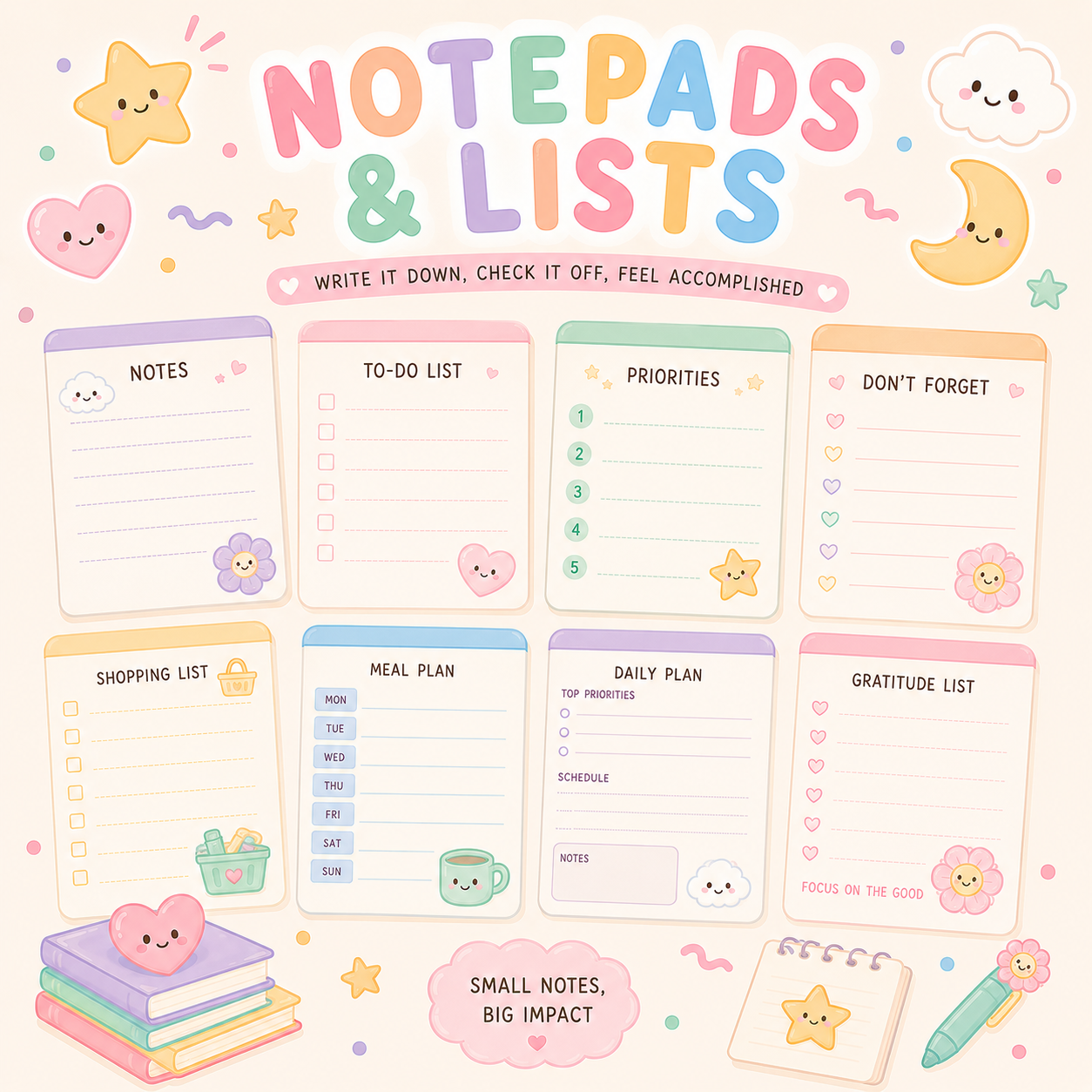 Notepads & Lists