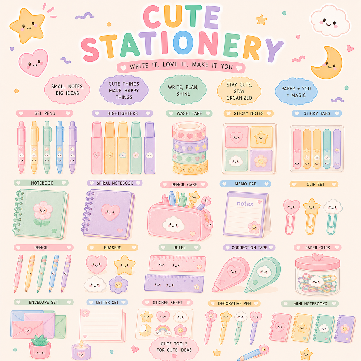 Cute Stationery