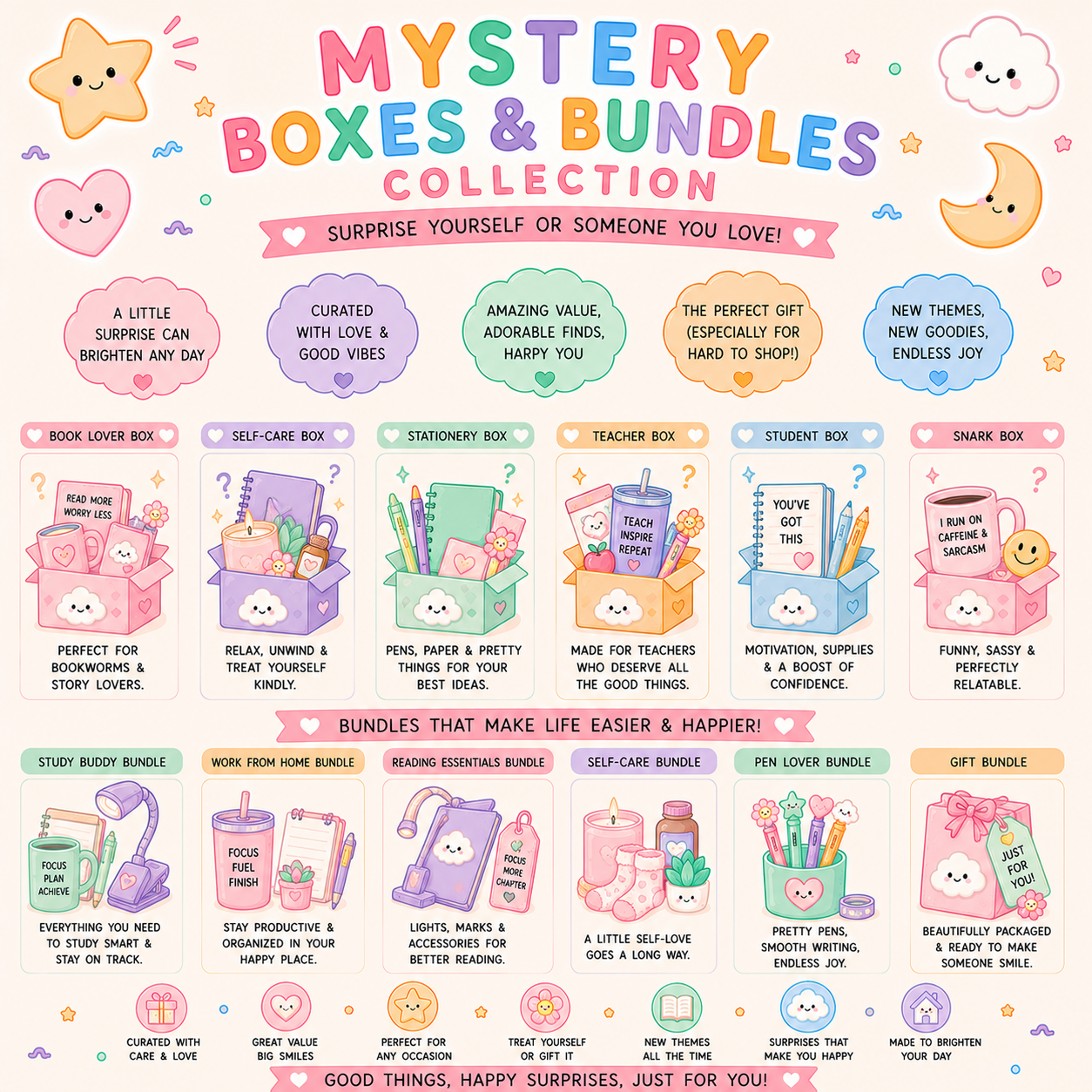 Mystery Boxes & Bundles