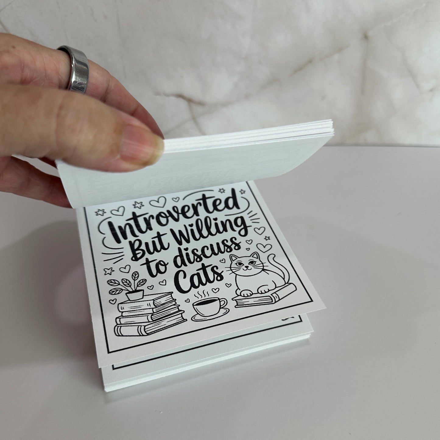 Funny Sarcastic Adult Coloring Book, Mini Coloring Book, Snarky Gift, Cute Kawaii Coloring Book